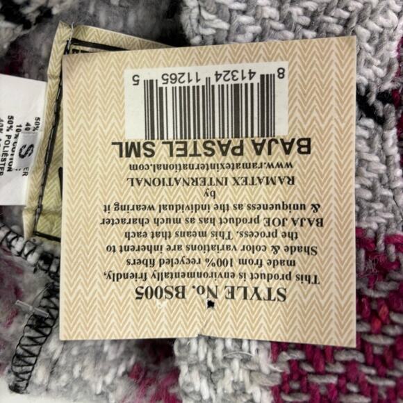 NWT Baja Joe Surfer Mexican Rasta Hoodie Size Small Bin7 - Picture 9 of 9